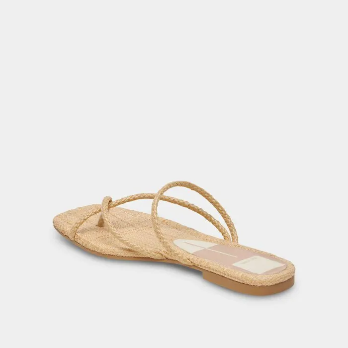 Sandals Shop Dolce Vita Leanna Sandals Lt Natural Raffia Lt Natural Raffia