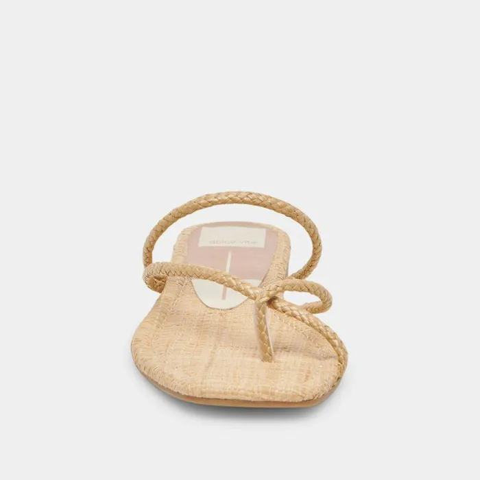 Sandals Shop Dolce Vita Leanna Sandals Lt Natural Raffia Lt Natural Raffia