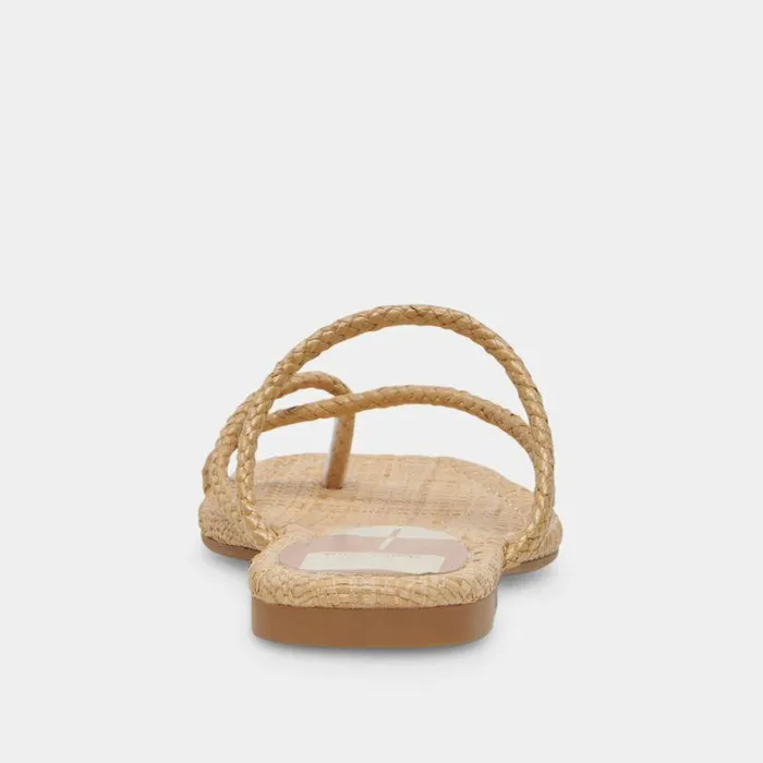 Sandals Shop Dolce Vita Leanna Sandals Lt Natural Raffia Lt Natural Raffia