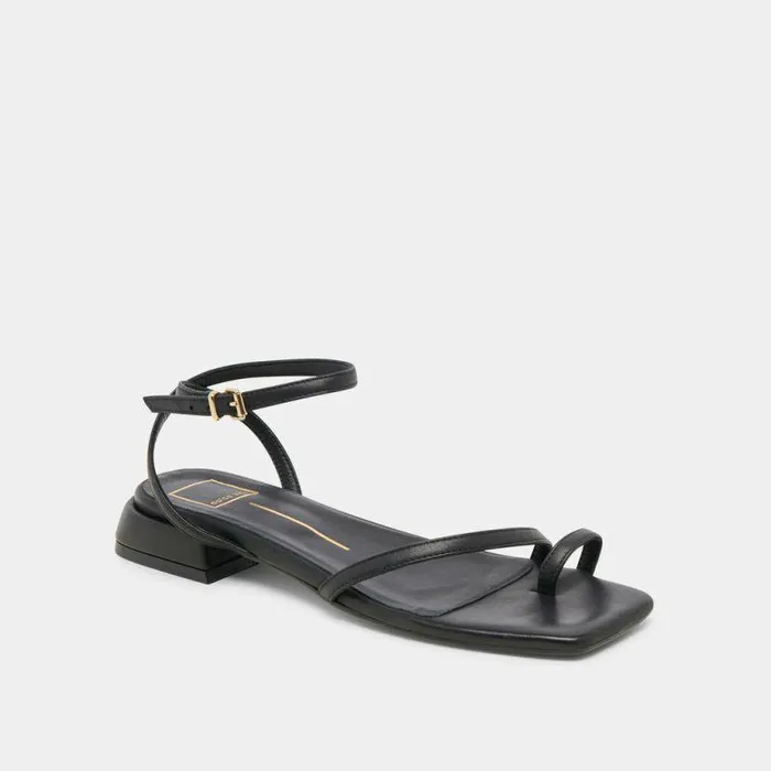 Sandals Shop Dolce Vita Lexi Sandals Black Leather Black Leather