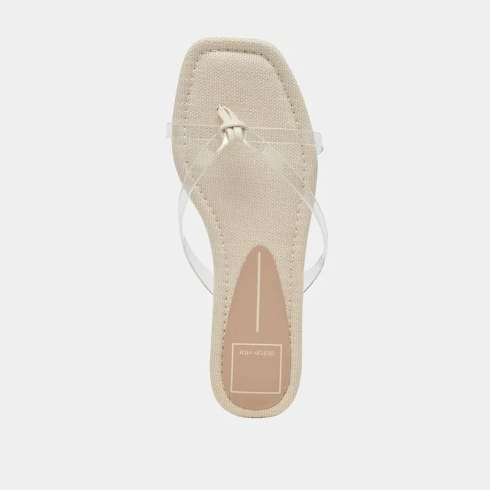 Sandals Shop Dolce Vita Lucca Sandals Crystal Vinyl Crystal Vinyl
