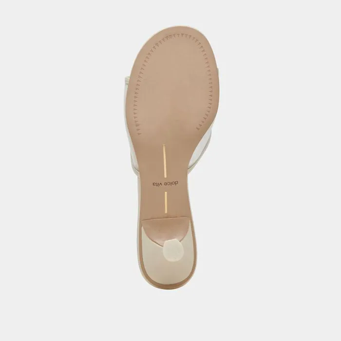 Sandals Shop Dolce Vita Meeza Heels Ivory Mesh Ivory Mesh