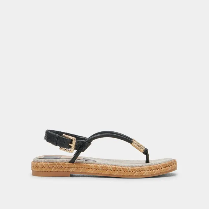 Sandals Shop Dolce Vita Meryl Sandals Black Leather Black Leather