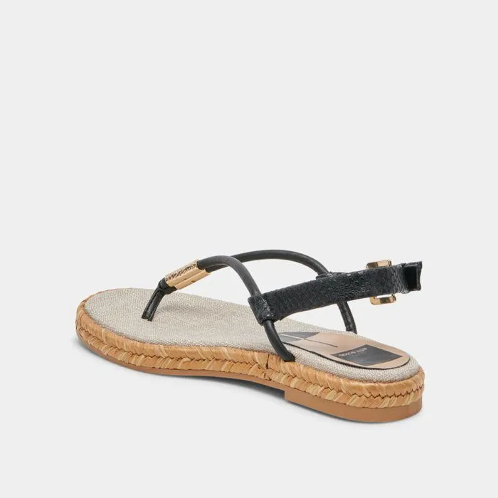 Sandals Shop Dolce Vita Meryl Sandals Black Leather Black Leather