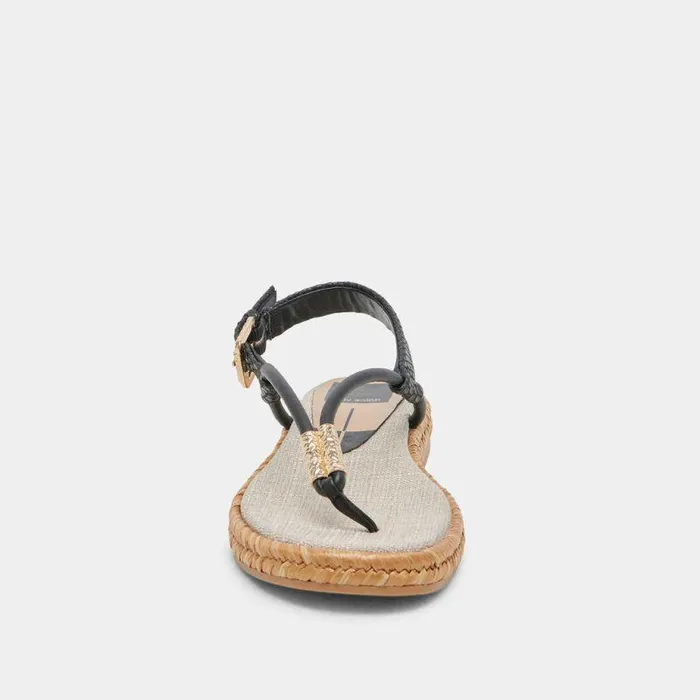 Sandals Shop Dolce Vita Meryl Sandals Black Leather Black Leather