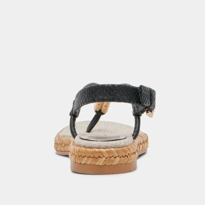 Sandals Shop Dolce Vita Meryl Sandals Black Leather Black Leather