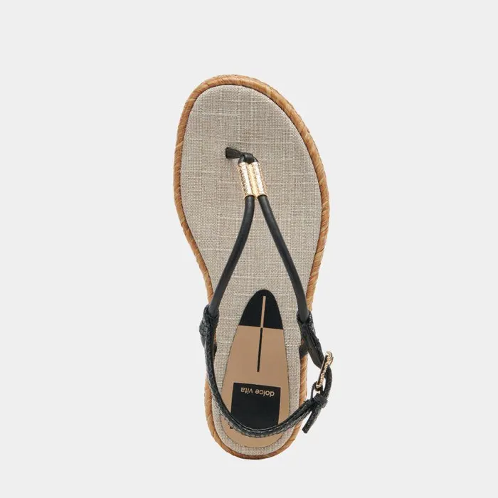 Sandals Shop Dolce Vita Meryl Sandals Black Leather Black Leather