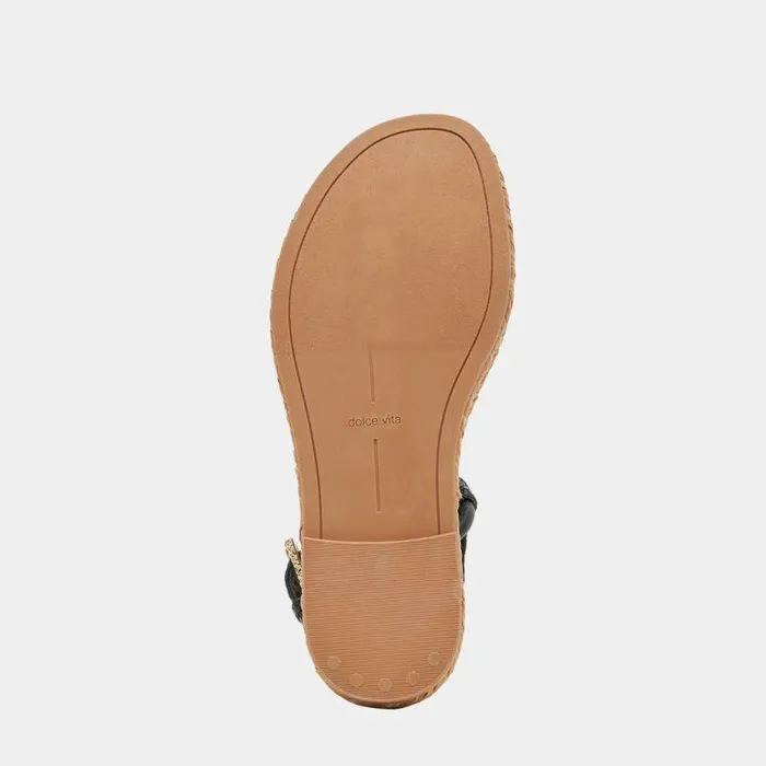 Sandals Shop Dolce Vita Meryl Sandals Black Leather Black Leather