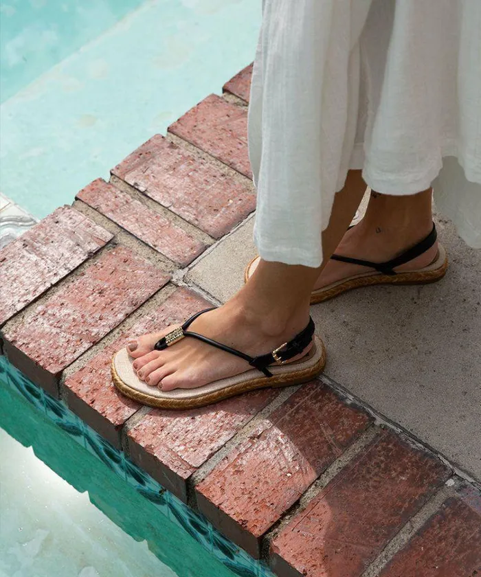 Sandals Shop Dolce Vita Meryl Sandals Black Leather Black Leather