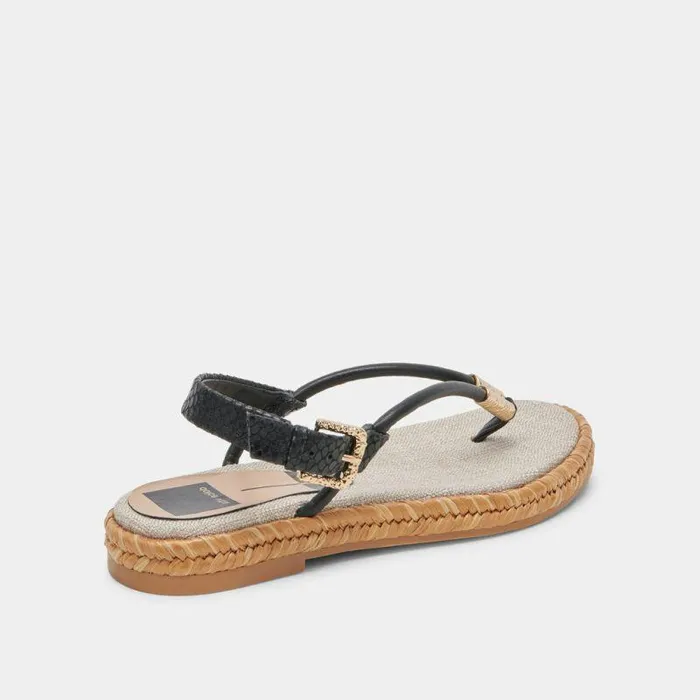 Sandals Shop Dolce Vita Meryl Sandals Black Leather Black Leather