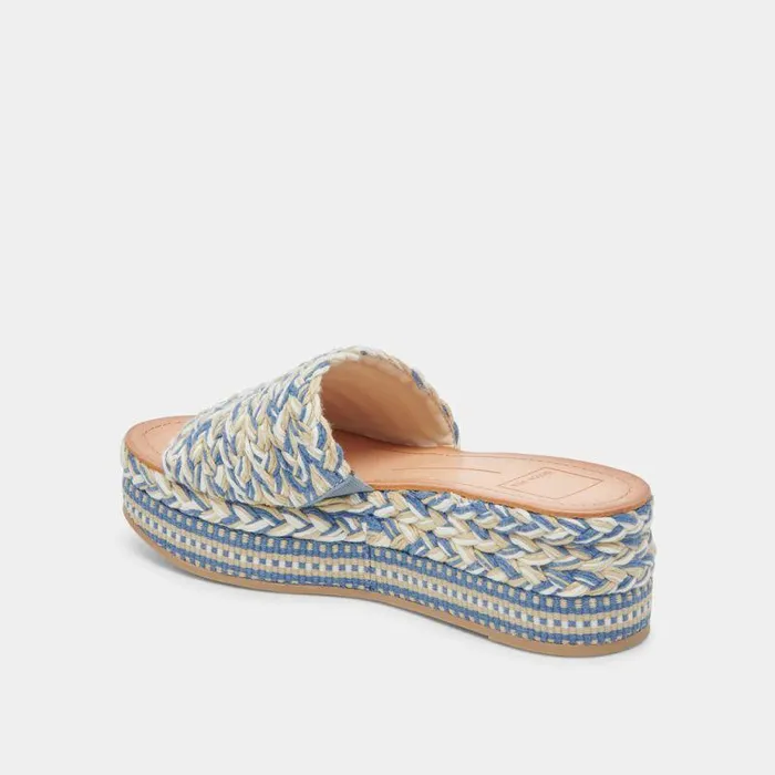 Sandals Shop Dolce Vita Pazli Sandals Blue Multi Woven Blue Multi Woven