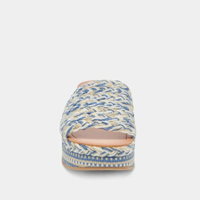 Sandals Shop Dolce Vita Pazli Sandals Blue Multi Woven Blue Multi Woven