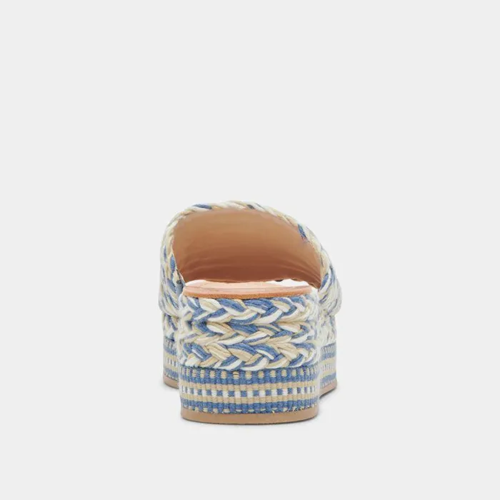 Sandals Shop Dolce Vita Pazli Sandals Blue Multi Woven Blue Multi Woven