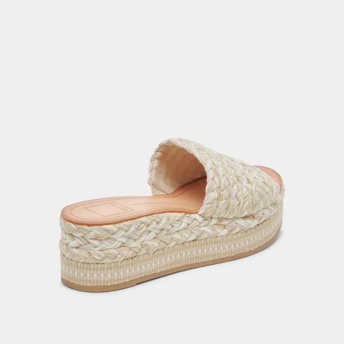 Sandals Shop Dolce Vita Pazli Sandals Ivory Multi Woven Ivory Multi Woven