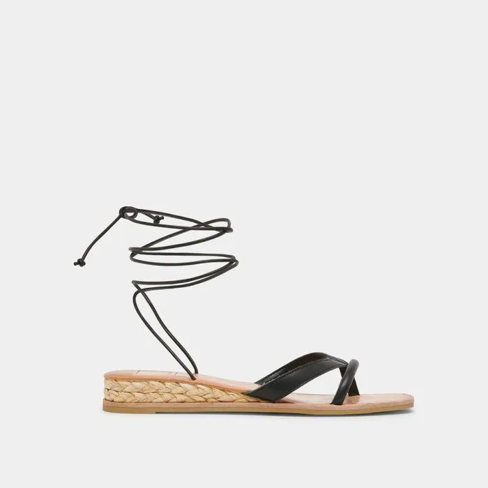 Sandals Shop Dolce Vita Prax Sandals Black Leather Black Leather