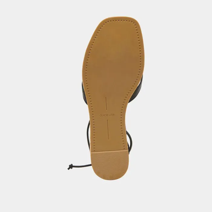 Sandals Shop Dolce Vita Prax Sandals Black Leather Black Leather