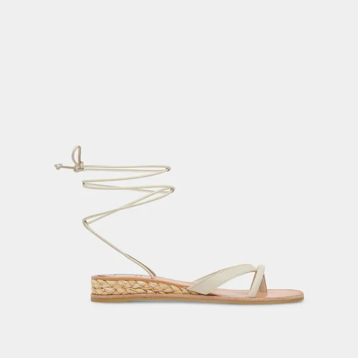 Sandals Shop Dolce Vita Prax Sandals Ivory Leather Ivory Leather