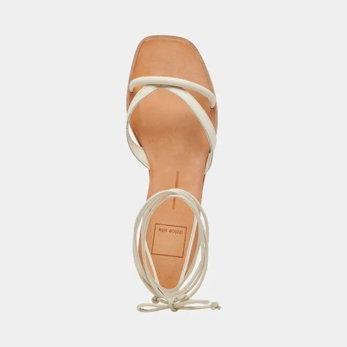 Sandals Shop Dolce Vita Prax Sandals Ivory Leather Ivory Leather