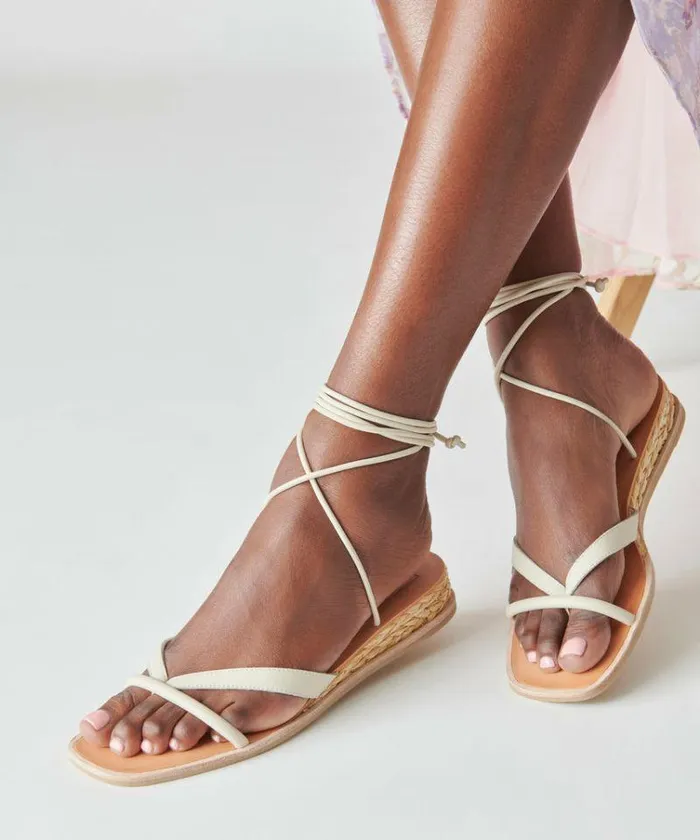Sandals Shop Dolce Vita Prax Sandals Ivory Leather Ivory Leather