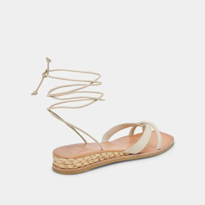 Sandals Shop Dolce Vita Prax Sandals Ivory Leather Ivory Leather