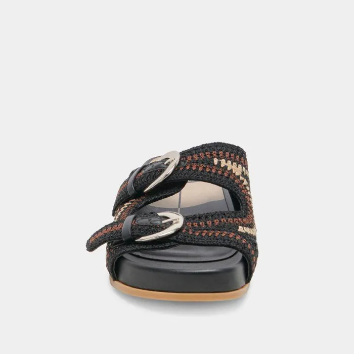 Sandals Shop Dolce Vita Ralli Sandals Black Multi Knit Black Multi Knit