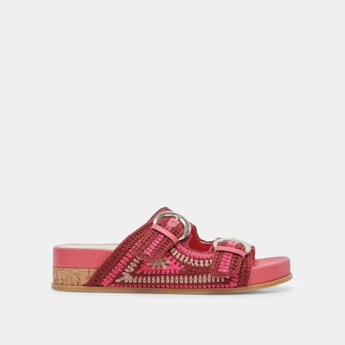 Sandals Shop Dolce Vita Ralli Sandals Pink Multi Knit Pink Multi Knit