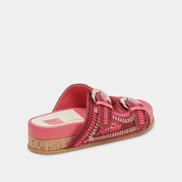 Sandals Shop Dolce Vita Ralli Sandals Pink Multi Knit Pink Multi Knit