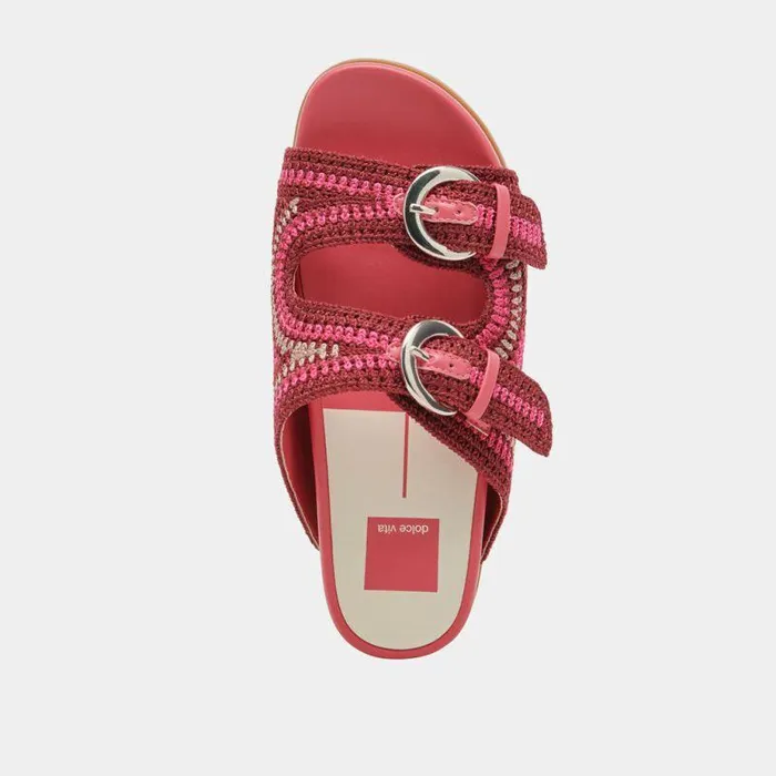 Sandals Shop Dolce Vita Ralli Sandals Pink Multi Knit Pink Multi Knit