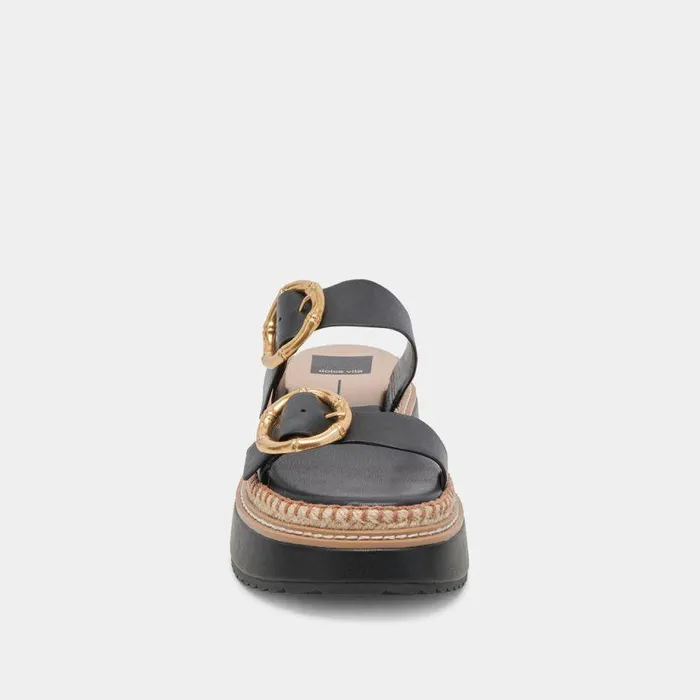 Sandals Shop Dolce Vita Rysha Sandals Black Leather Black Leather