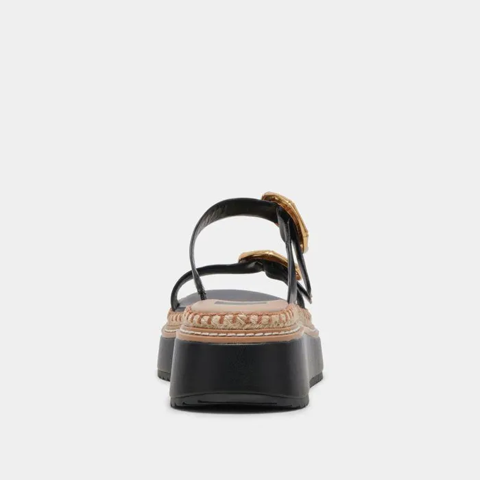 Sandals Shop Dolce Vita Rysha Sandals Black Leather Black Leather