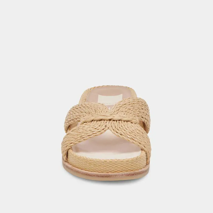 Sandals Shop Dolce Vita Selda Sandals Lt Natural Raffia Lt Natural Raffia