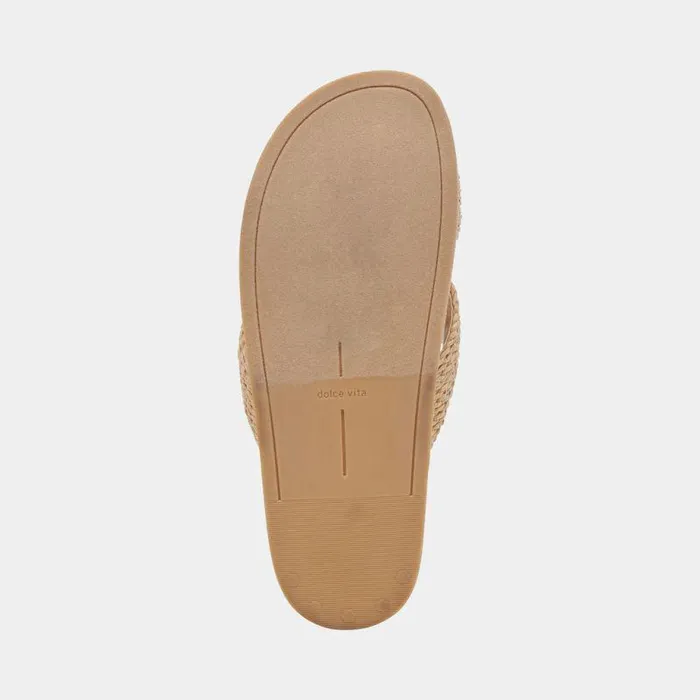Sandals Shop Dolce Vita Selda Sandals Lt Natural Raffia Lt Natural Raffia