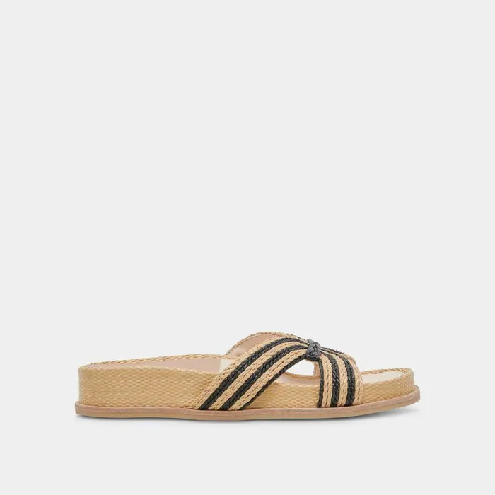 Sandals Shop Dolce Vita Selda Wide Sandals Natural Black Raffia Natural Black Raffia Sandals Shop Dolce Vita Selda Wide Sandals Natural Black Raffia Natural Black Raffia