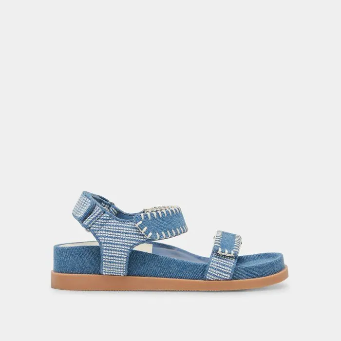 Sandals Shop Dolce Vita Senora Sandals Blue Multi Denim Blue Multi Denim
