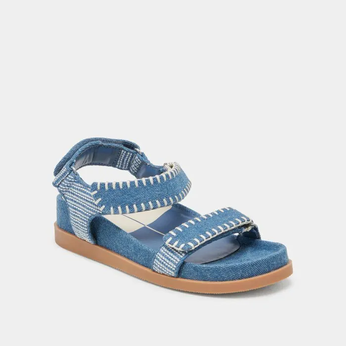Sandals Shop Dolce Vita Senora Sandals Blue Multi Denim Blue Multi Denim