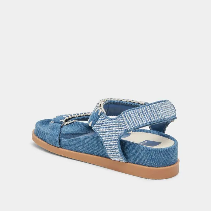 Sandals Shop Dolce Vita Senora Sandals Blue Multi Denim Blue Multi Denim