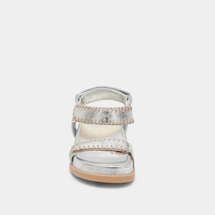 Sandals Shop Dolce Vita Senora Sandals Silver Knit Silver Knit