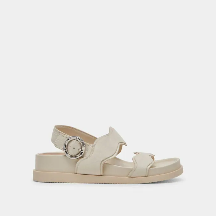 Sandals Shop Dolce Vita Sindy Sandals Ivory Nubuck Ivory Nubuck