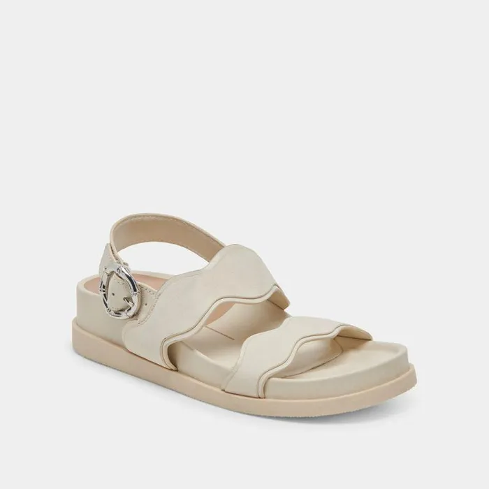 Sandals Shop Dolce Vita Sindy Sandals Ivory Nubuck Ivory Nubuck