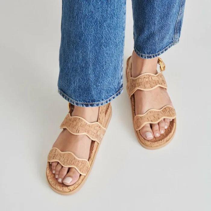 Sandals Shop Dolce Vita Sindy Sandals Natural Cork Natural Cork