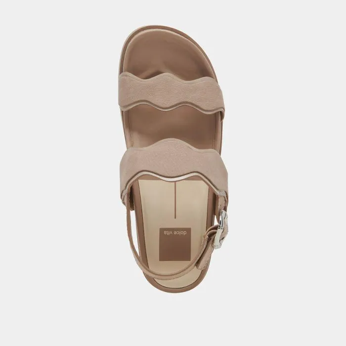 Sandals Shop Dolce Vita Sindy Sandals Taupe Nubuck Taupe Nubuck