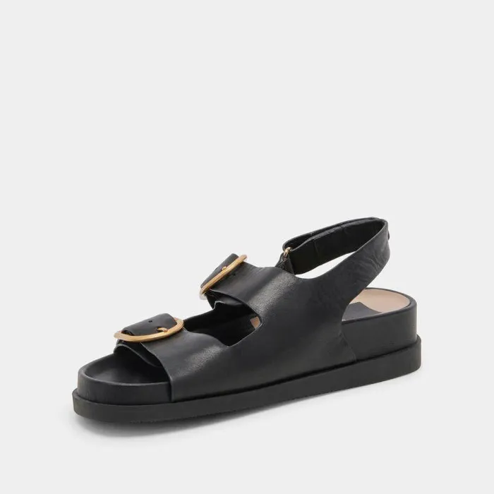 Sandals Shop Dolce Vita Starla Sandals Black Leather Black Leather