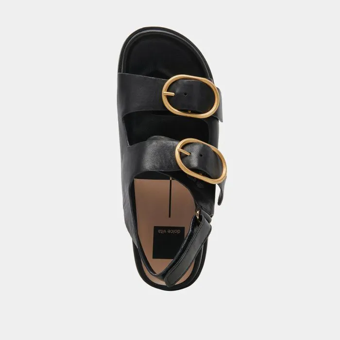 Sandals Shop Dolce Vita Starla Sandals Black Leather Black Leather