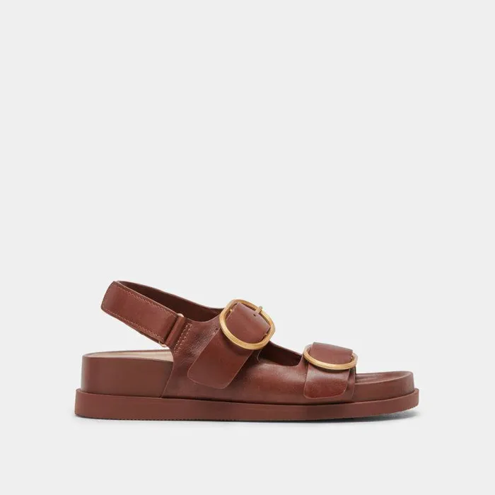 Sandals Shop Dolce Vita Starla Sandals Brown Leather Brown Leather