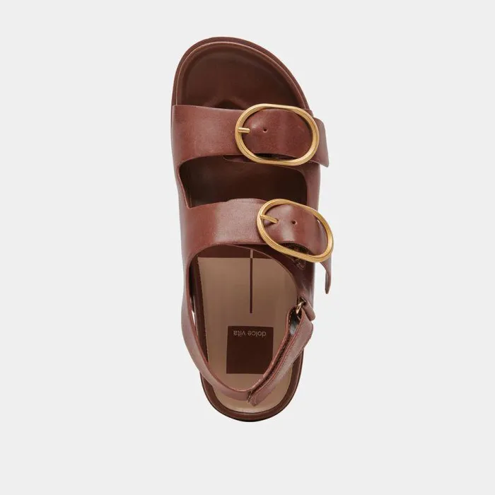 Sandals Shop Dolce Vita Starla Sandals Brown Leather Brown Leather