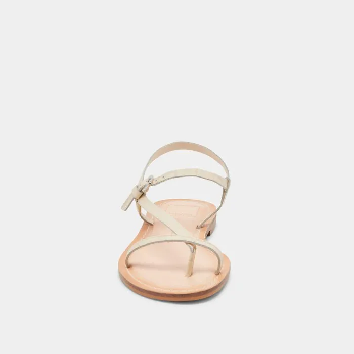 Sandals Shop Dolce Vita Wandre Sandals Bone Embossed Leather Bone Embossed Leather