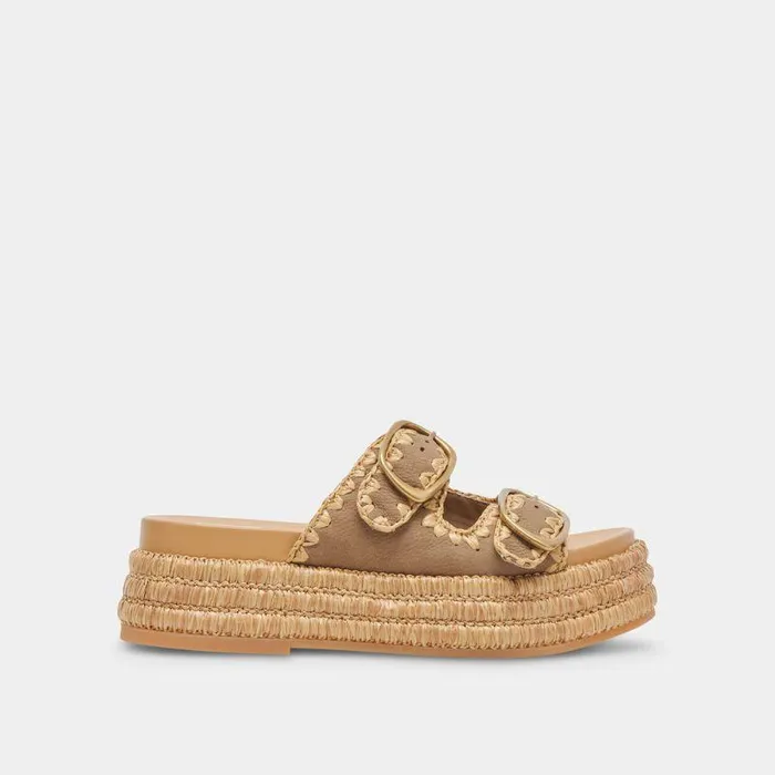 Sandals Shop Dolce Vita Wanika Sandals Almond Nubuck Almond Nubuck
