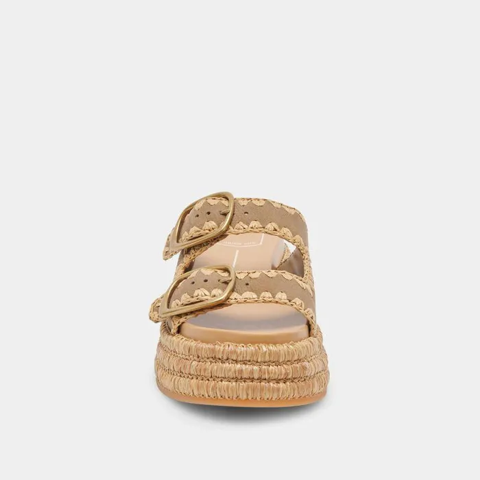 Sandals Shop Dolce Vita Wanika Sandals Almond Nubuck Almond Nubuck