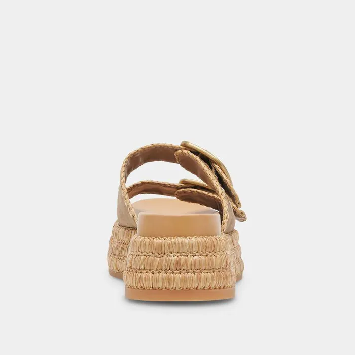 Sandals Shop Dolce Vita Wanika Sandals Almond Nubuck Almond Nubuck
