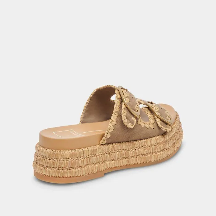 Sandals Shop Dolce Vita Wanika Sandals Almond Nubuck Almond Nubuck